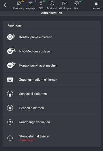 COREDINATE_Help_Beacons_einlernen_Administration_01