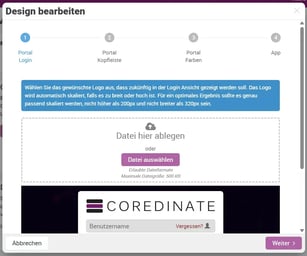 Design bearbeiten_Schritt 1