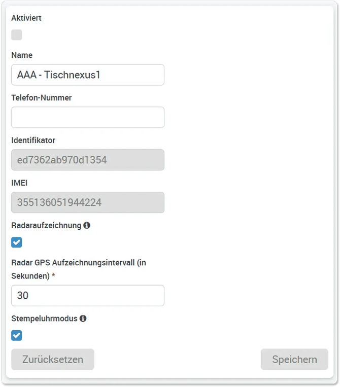 Portal Stempeluhrmodus