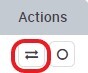 Arrow symbol under Actions